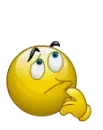 emoticon pensando