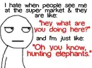 hunting elephants