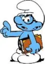 brainy smurf being smurfy