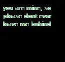 please dont leave me behind
