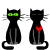 cats in love