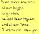 Somewhere between