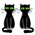 Cats kissing