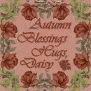 Autumn Blessings -  Daisy
