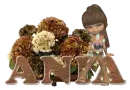 CUTE BROWN ROSES COOKIE ANIA