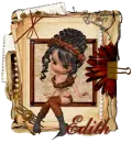 Girl in frame-Edith