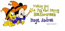 Halloween Mickey and Pluto - Andrea