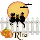Halloween Kitties - Rita