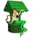 Woman at Fountain