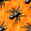 spider halloween seamless background