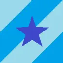 Blue star stripes