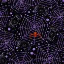 seamless glitter halloween spider background