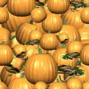 seamless halloween pumpkin glitter background