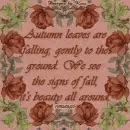Autumn/Fall Poem 