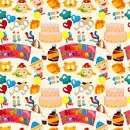 happy birthday glitter background