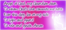Angel Of god Prayer