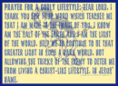 lifestyle prayer