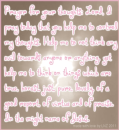 Prayer For Your Thoughts