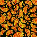 halloween seamless ghost star glitter background