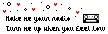 make me your radio:)