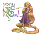 tangled-not taking request