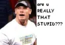 john cena: are u that stupid 