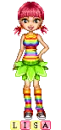 Rainbow Lisa Doll