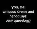 Whipped cream