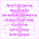 Ask God