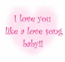 love you like a love song 