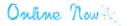 Blue online now icon