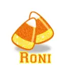 Candy Corn With The Name Roni