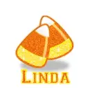 Candy Corn With The Name Linda