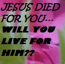 Jesus died for you!!
