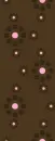 brown,with pink flowers