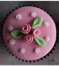 rose cup cake