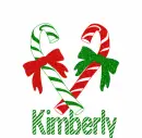 Candycane With The Name Kimberly