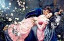 Vanessa Hudgens and Zac Effron as Aurora and Philip