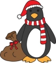 Penguin Santa