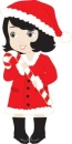 Girl With A Candy Cane