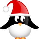 Penguin Santa