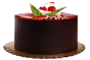 Cake with cherry