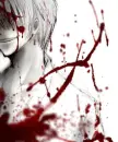 the blood on the wall