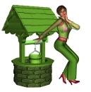 Woman at Fountain
