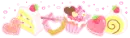 kawaii dessert divider