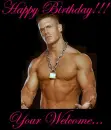 Happy Birthday...Your welcome