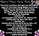 Chain Gang Babies Unite