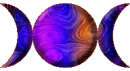 triple moon goddess-rainbow