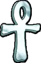 Clouds Blue Ankh