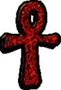 Red Lepored Ankh